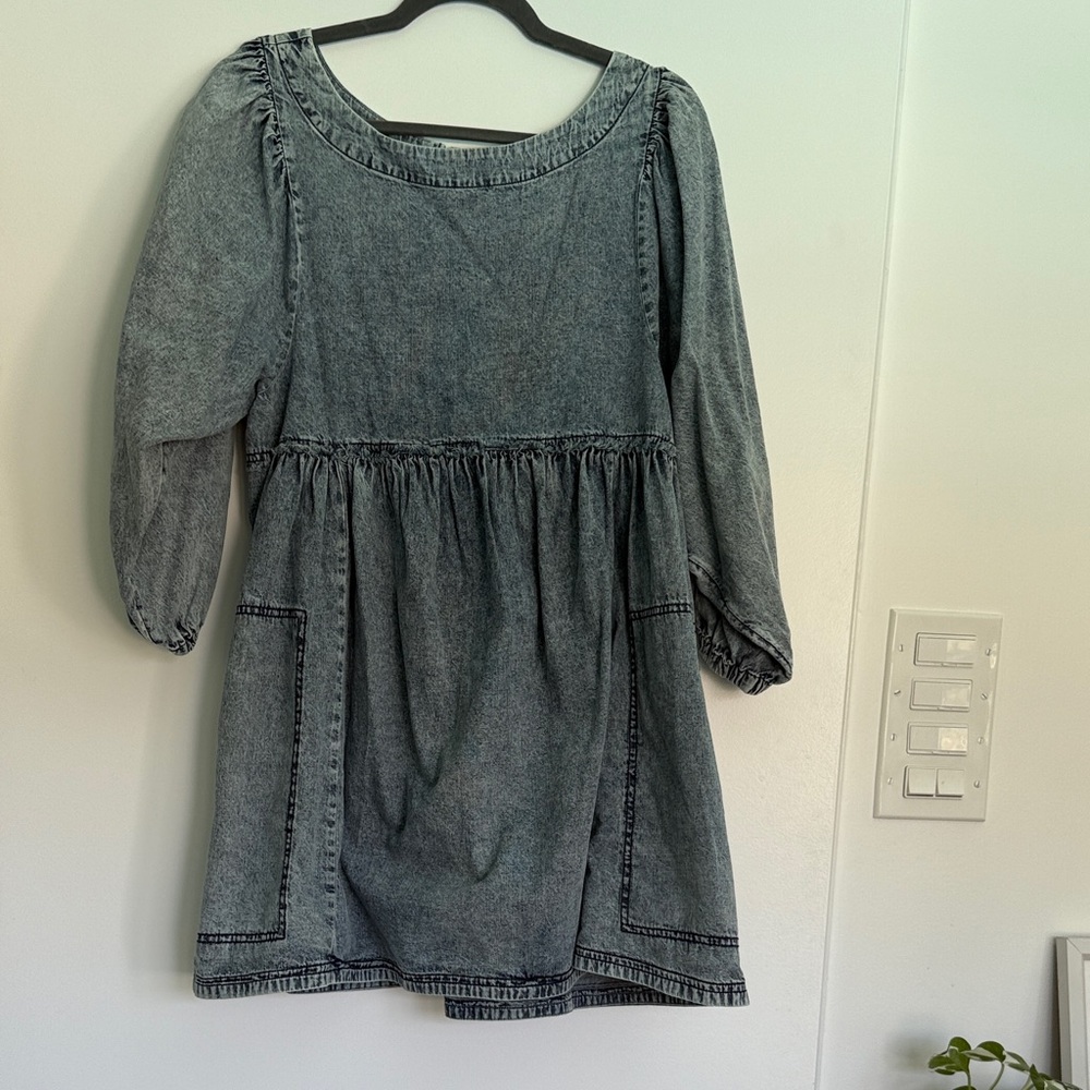 Free People Denim Mini Dress